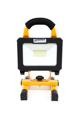Rechargeable 20-watt work light for outdoor and indoor job sites