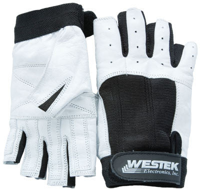 Westek Short Fingered Leather Gloves (One Pair)